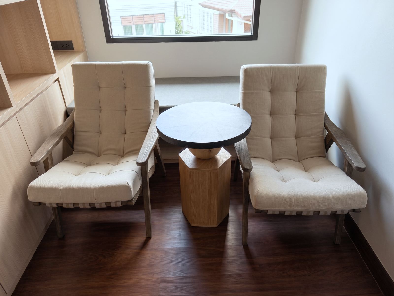The same table from the end of the room